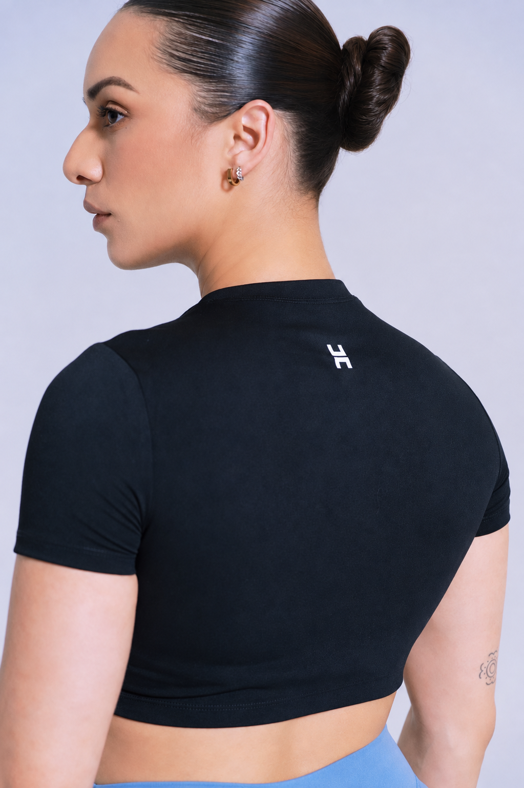 Her Movement Short Sleeve Crop Top